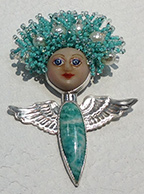 Blue Dembowski Angel Pin