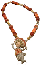 Orange Dembowski Necklace