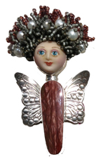Red Dembowski Fairy Pin